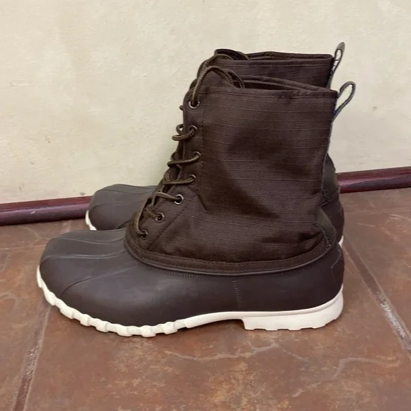 Native Brown Lightweight Waterproof Jimmy Rain Boots - Unisex - Picture 3 of 7